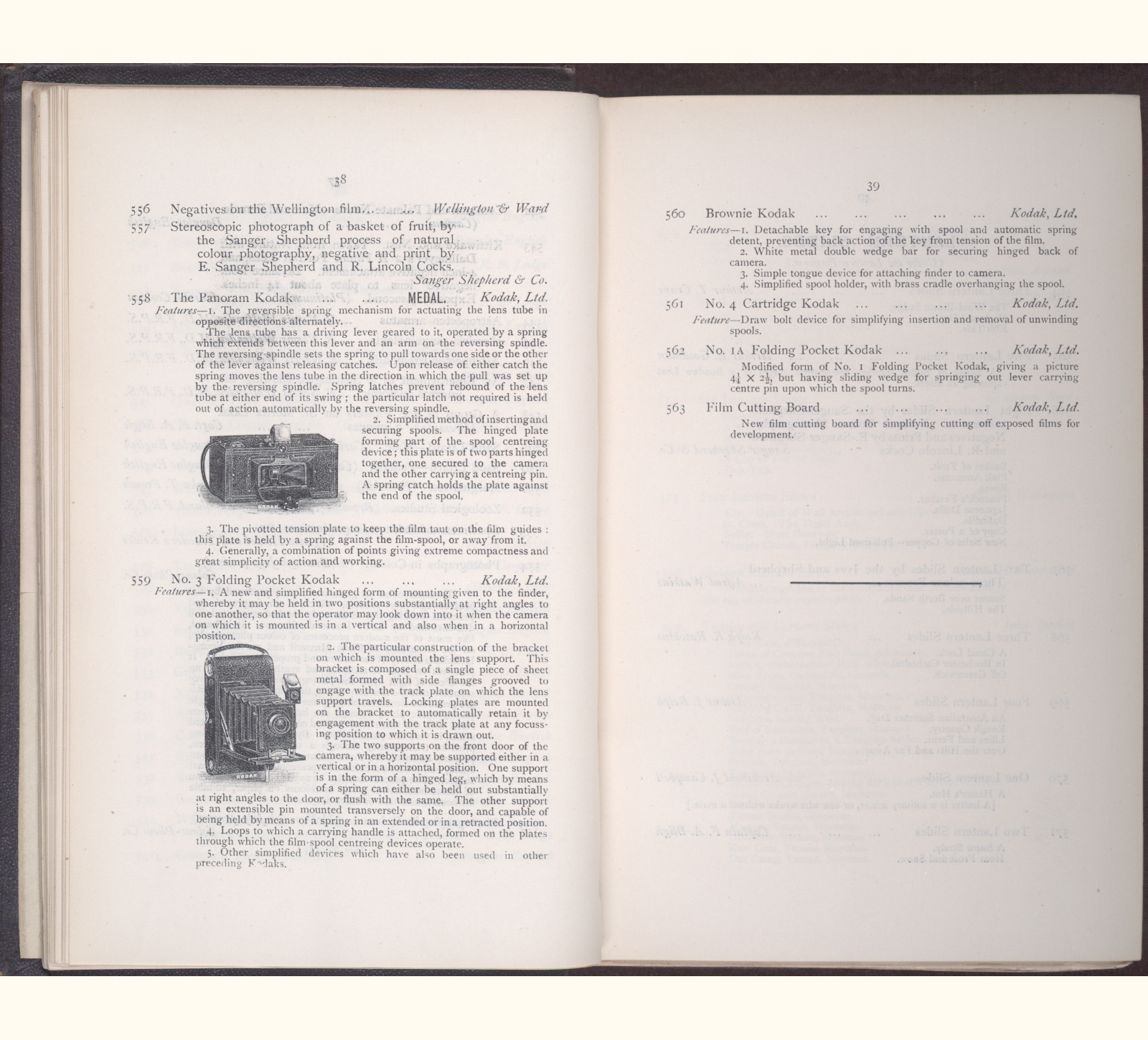 large scanned catalogue page