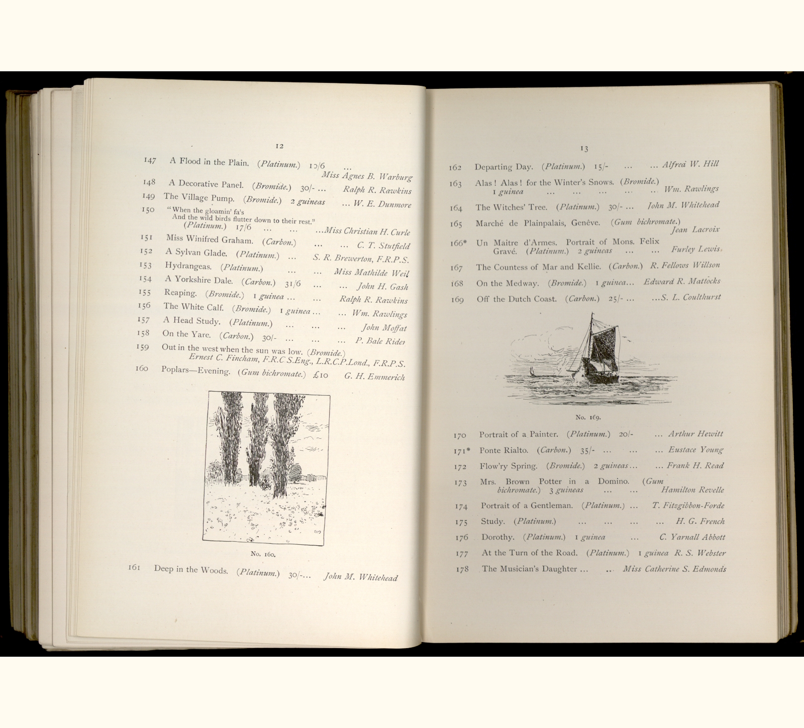 large scanned catalogue page