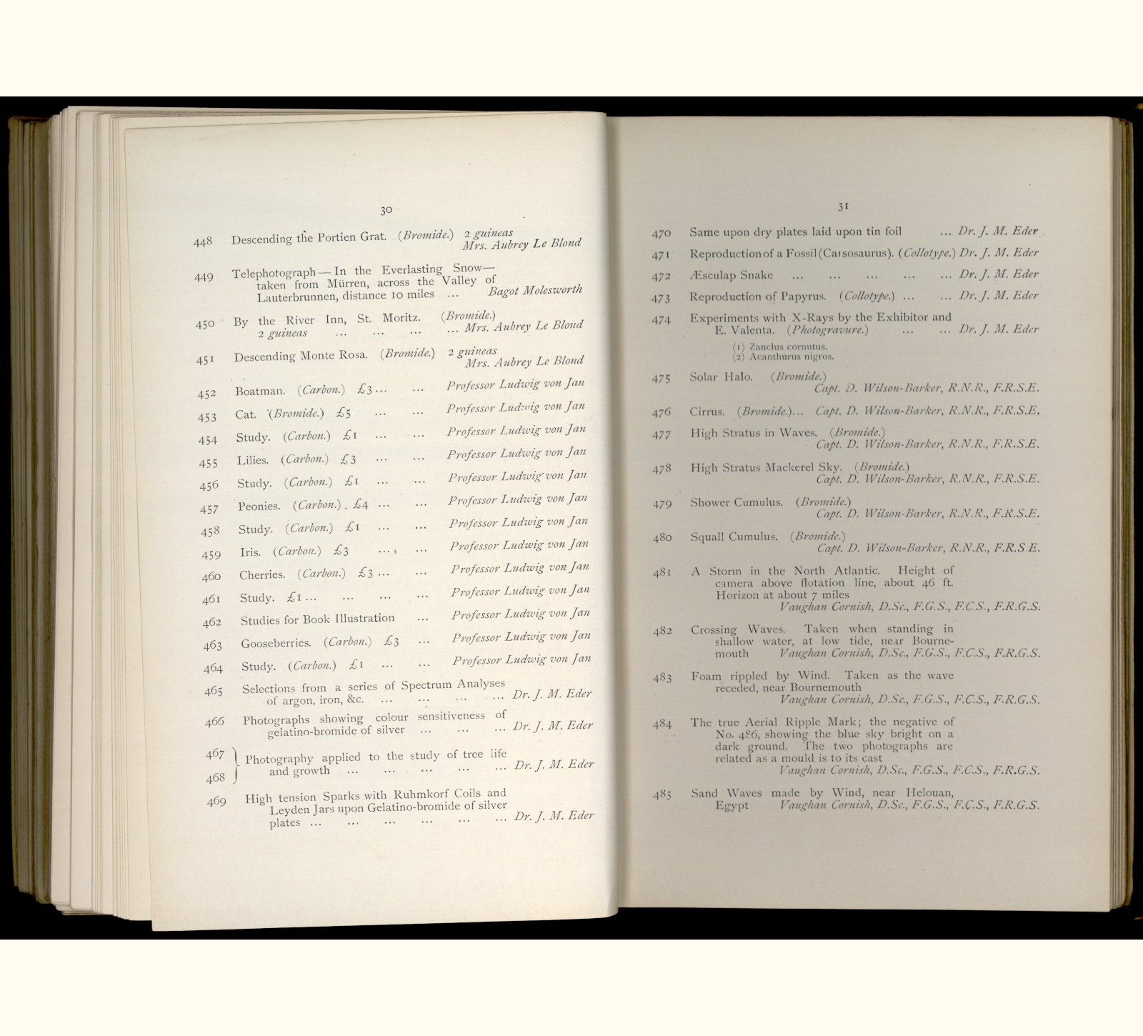 large scanned catalogue page