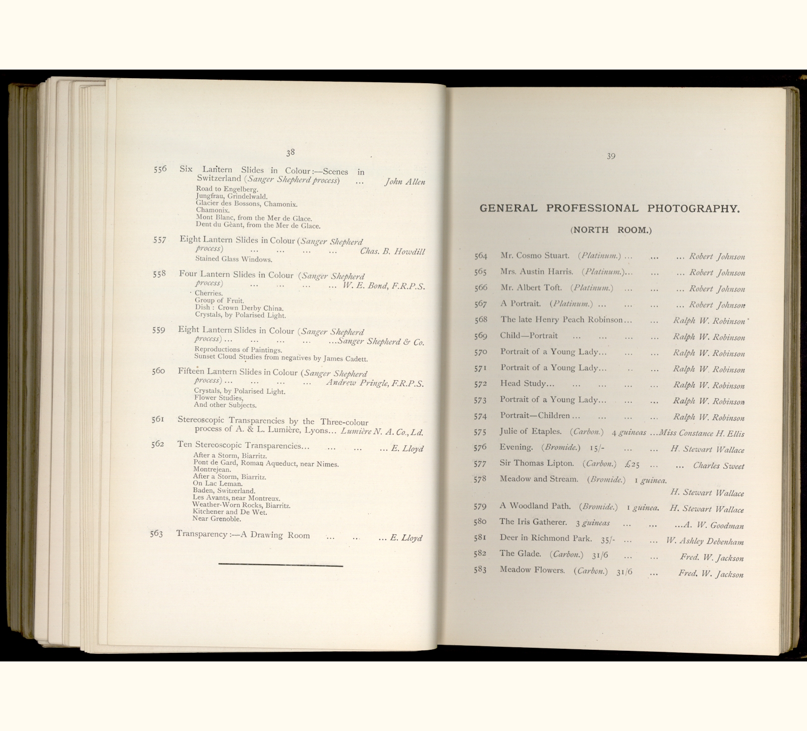 large scanned catalogue page