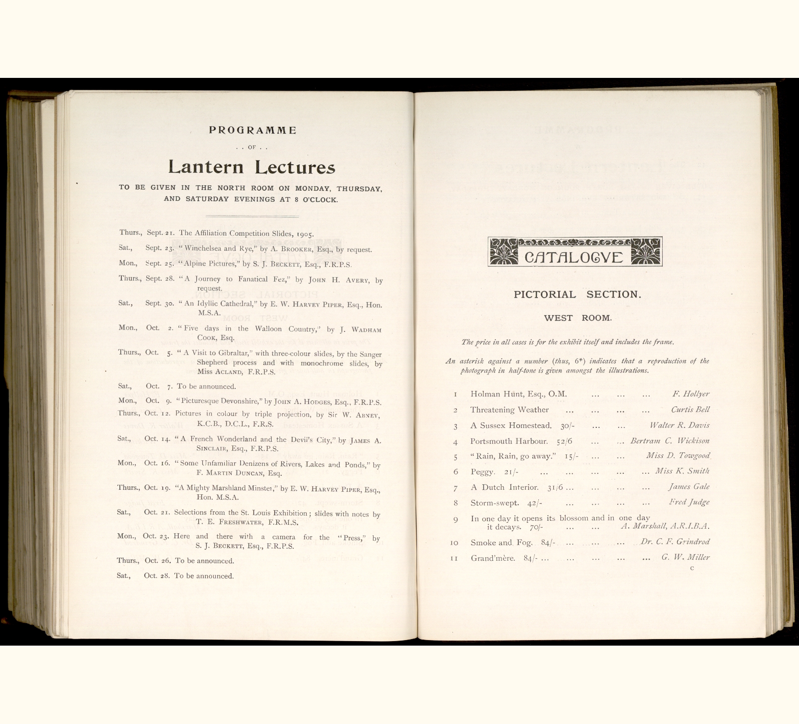 large scanned catalogue page