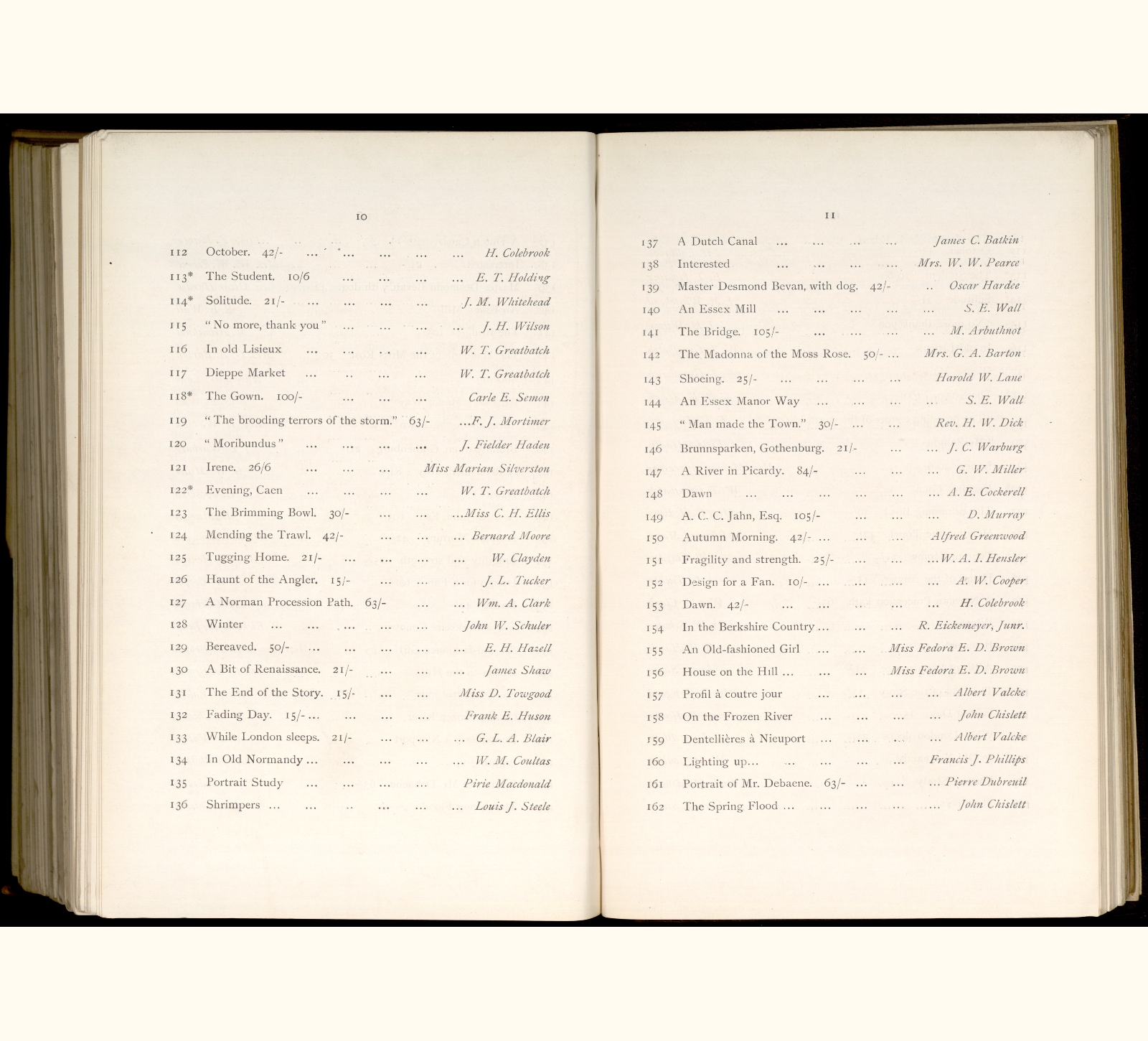 large scanned catalogue page