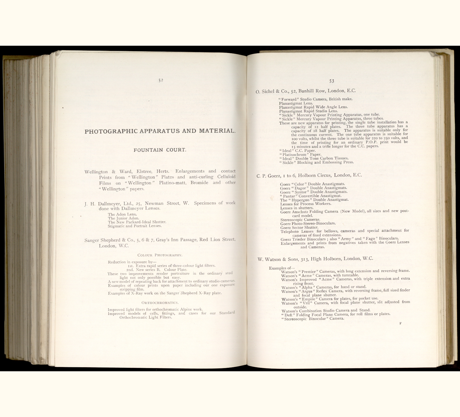 large scanned catalogue page