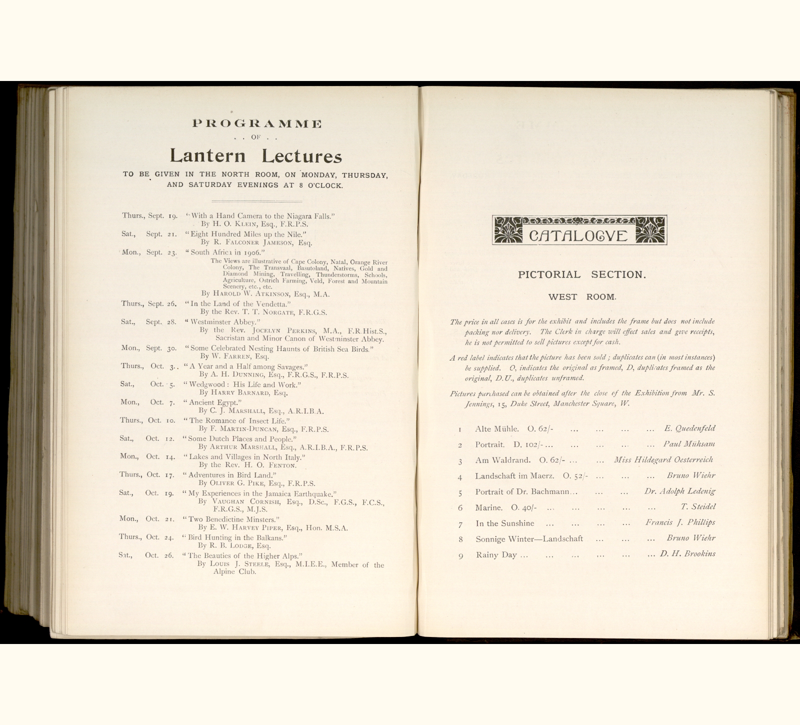 large scanned catalogue page