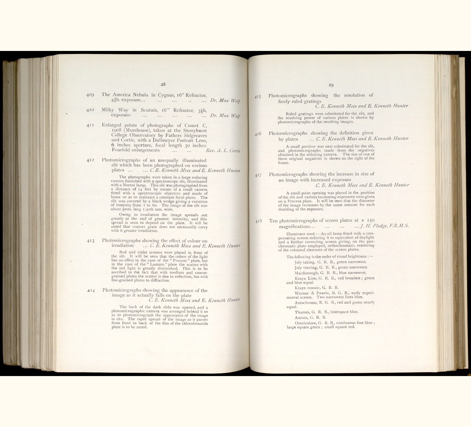 large scanned catalogue page