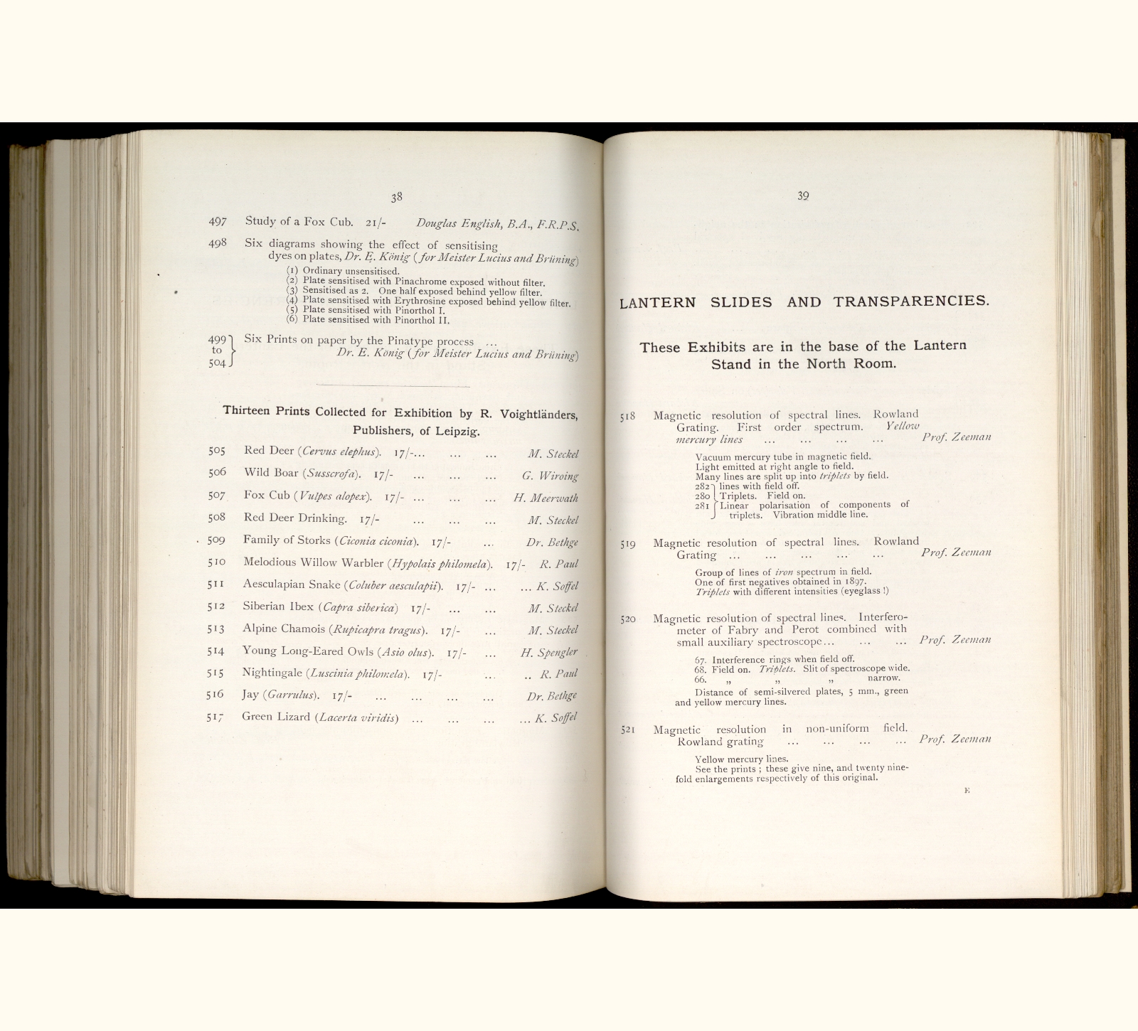 large scanned catalogue page