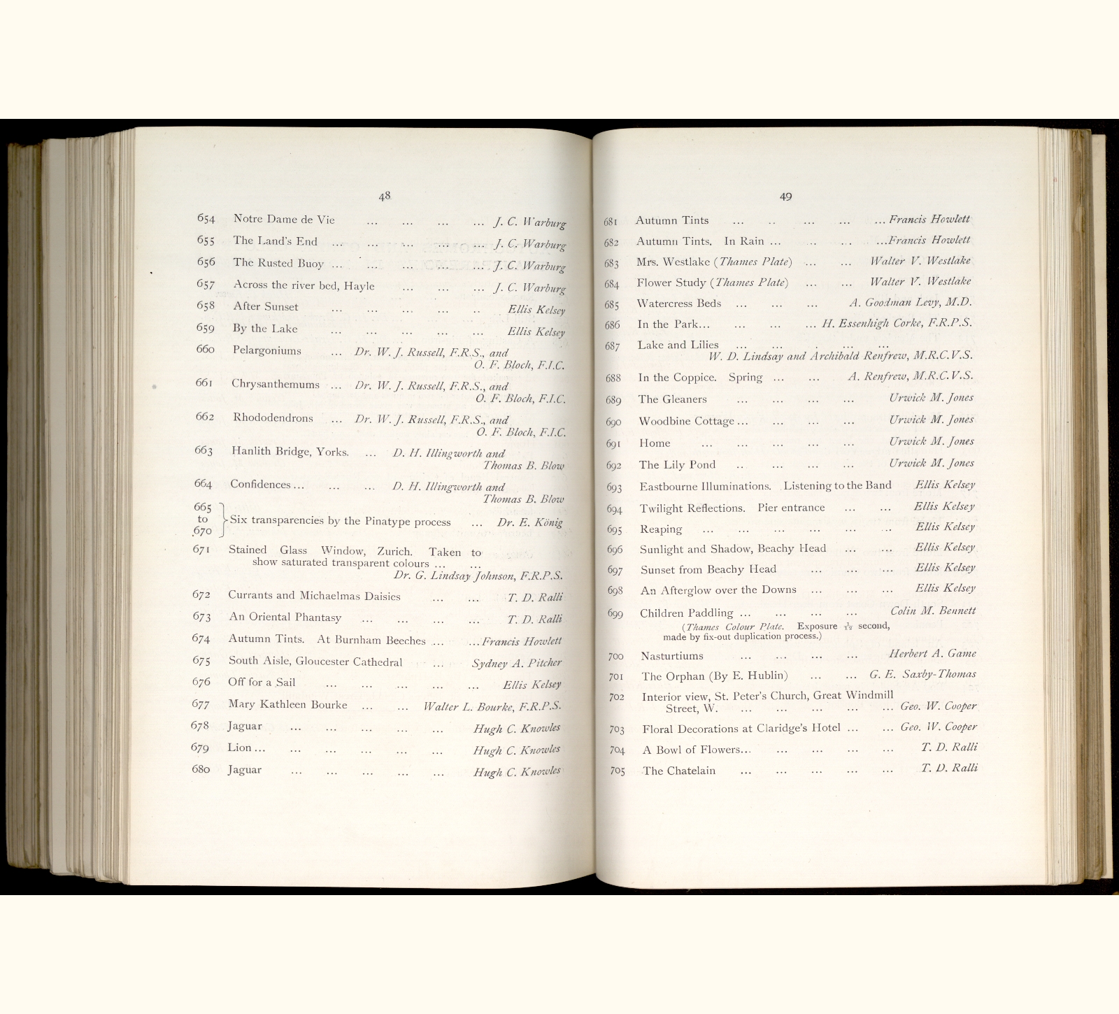 large scanned catalogue page