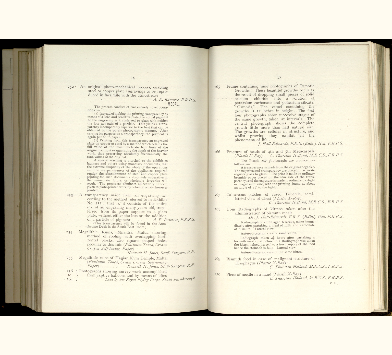 1912 Fifty-seventh Annual Exhibition of the Royal Photographic Society of Great Britain