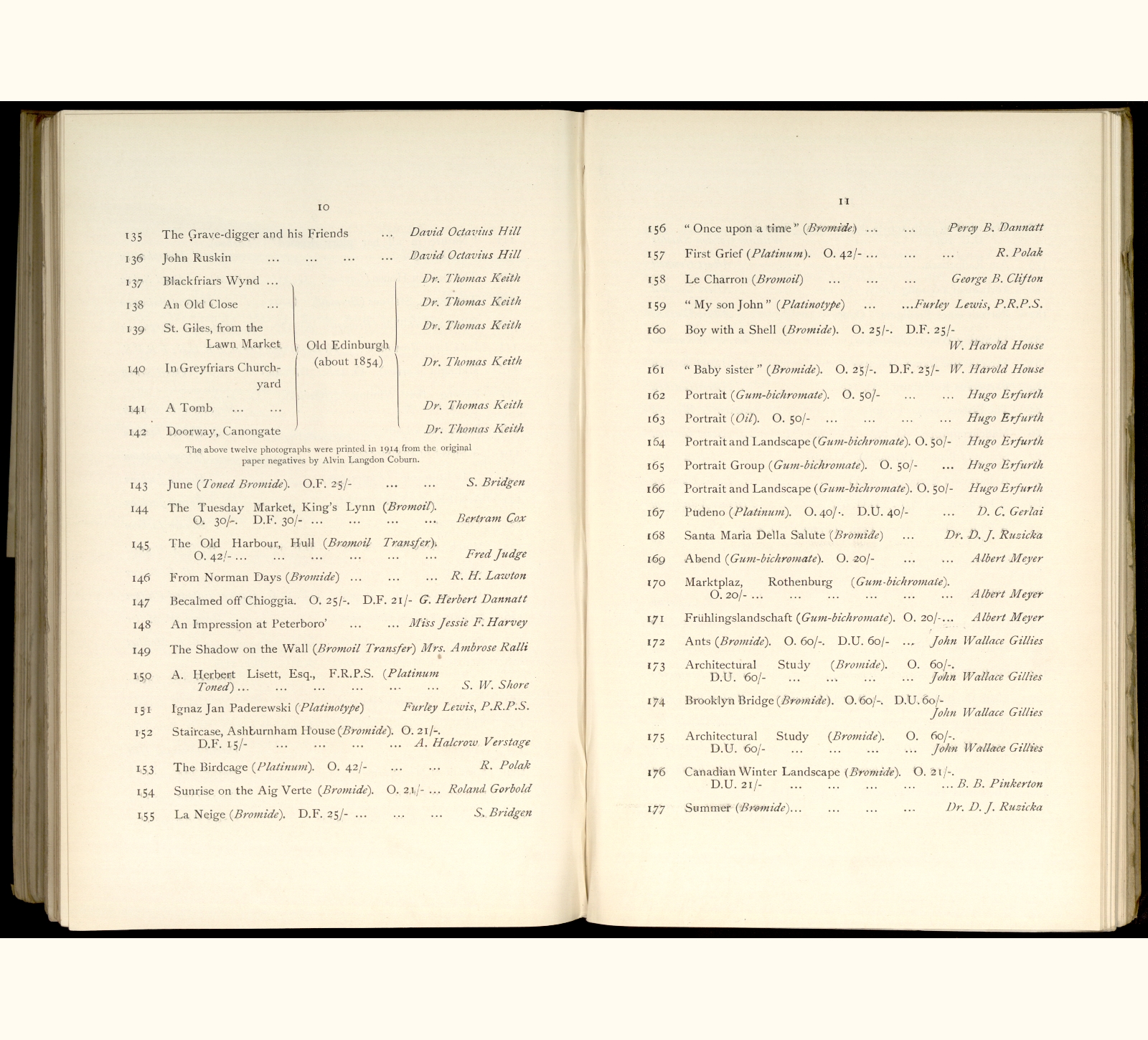large scanned catalogue page