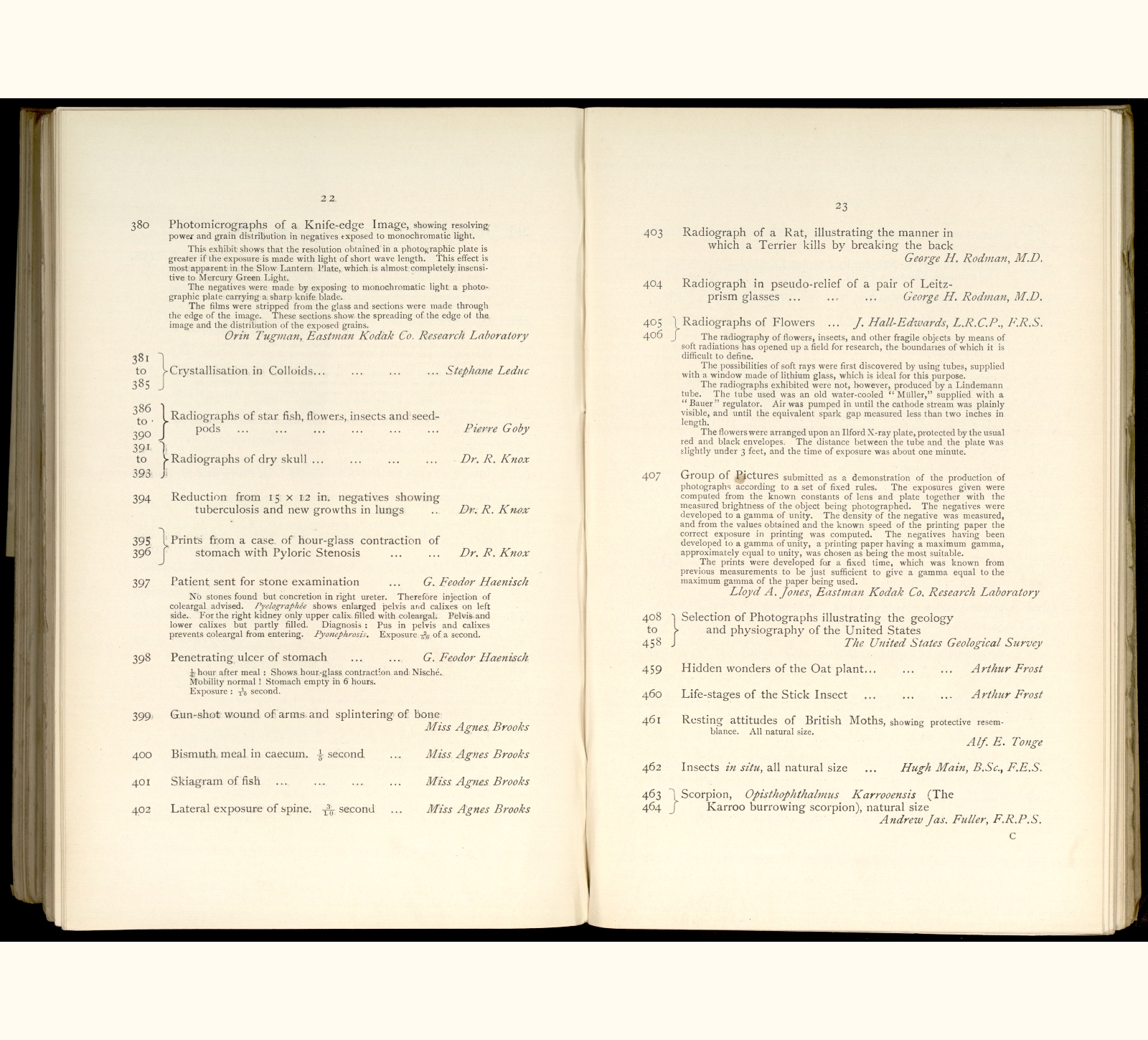 large scanned catalogue page