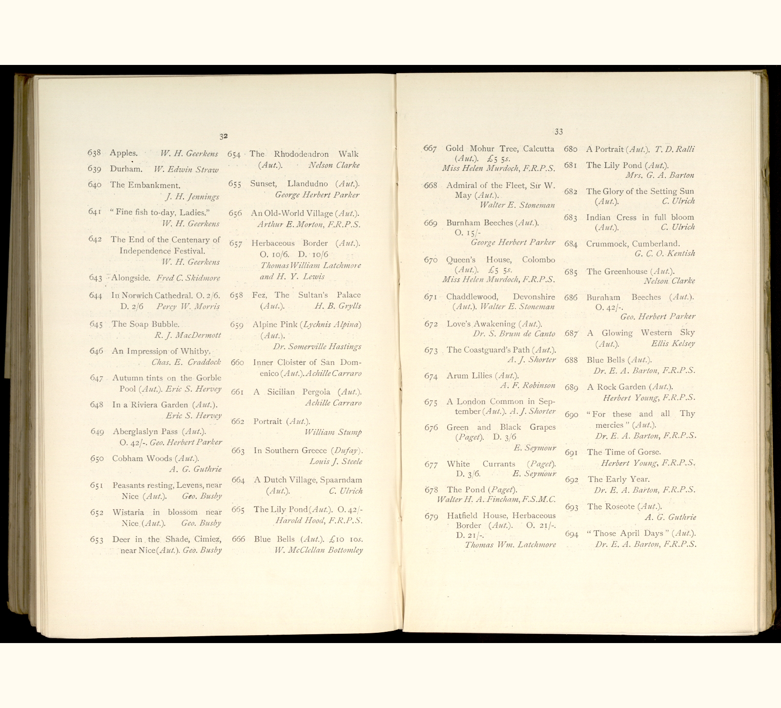 large scanned catalogue page