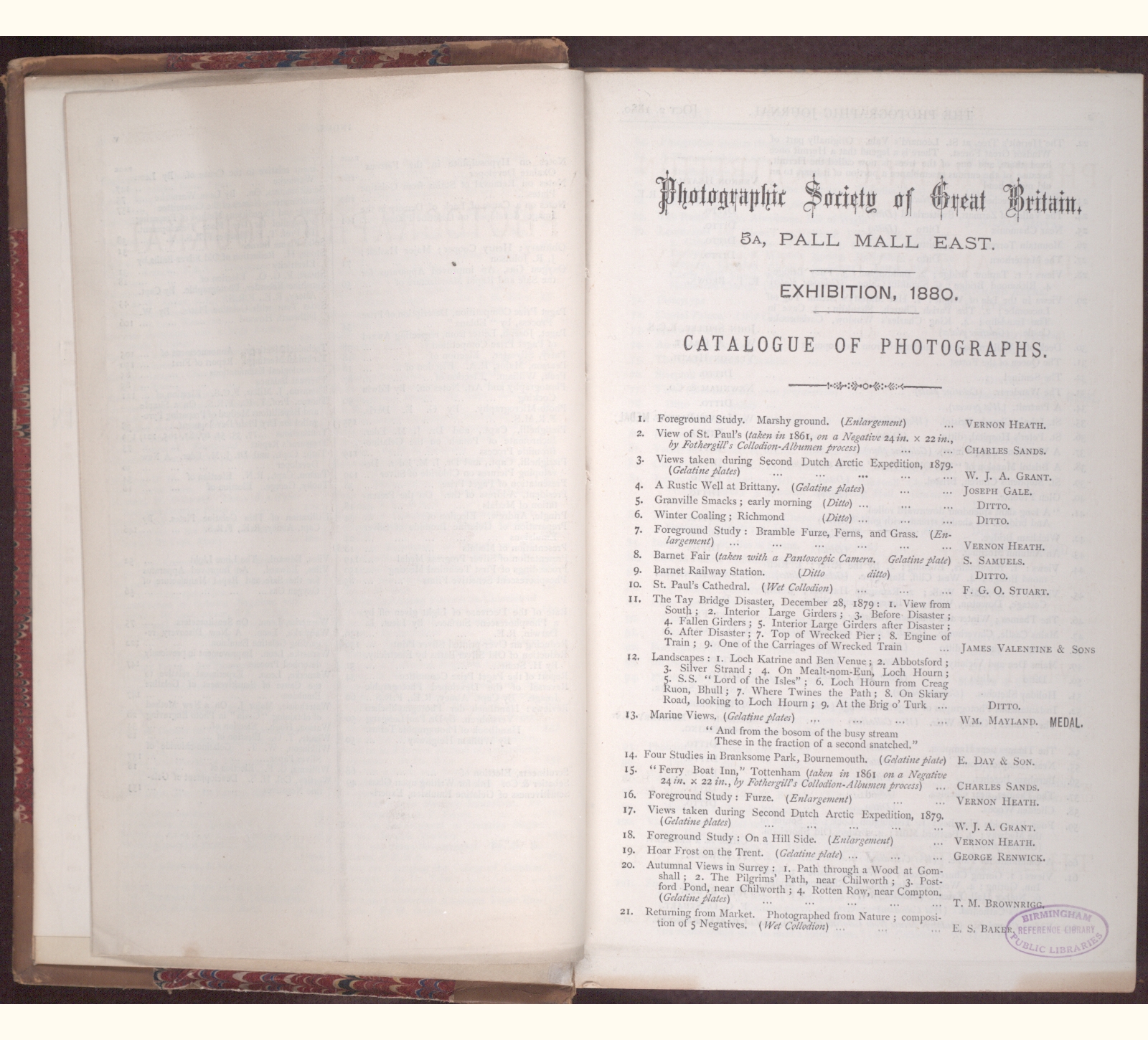 large scanned catalogue page