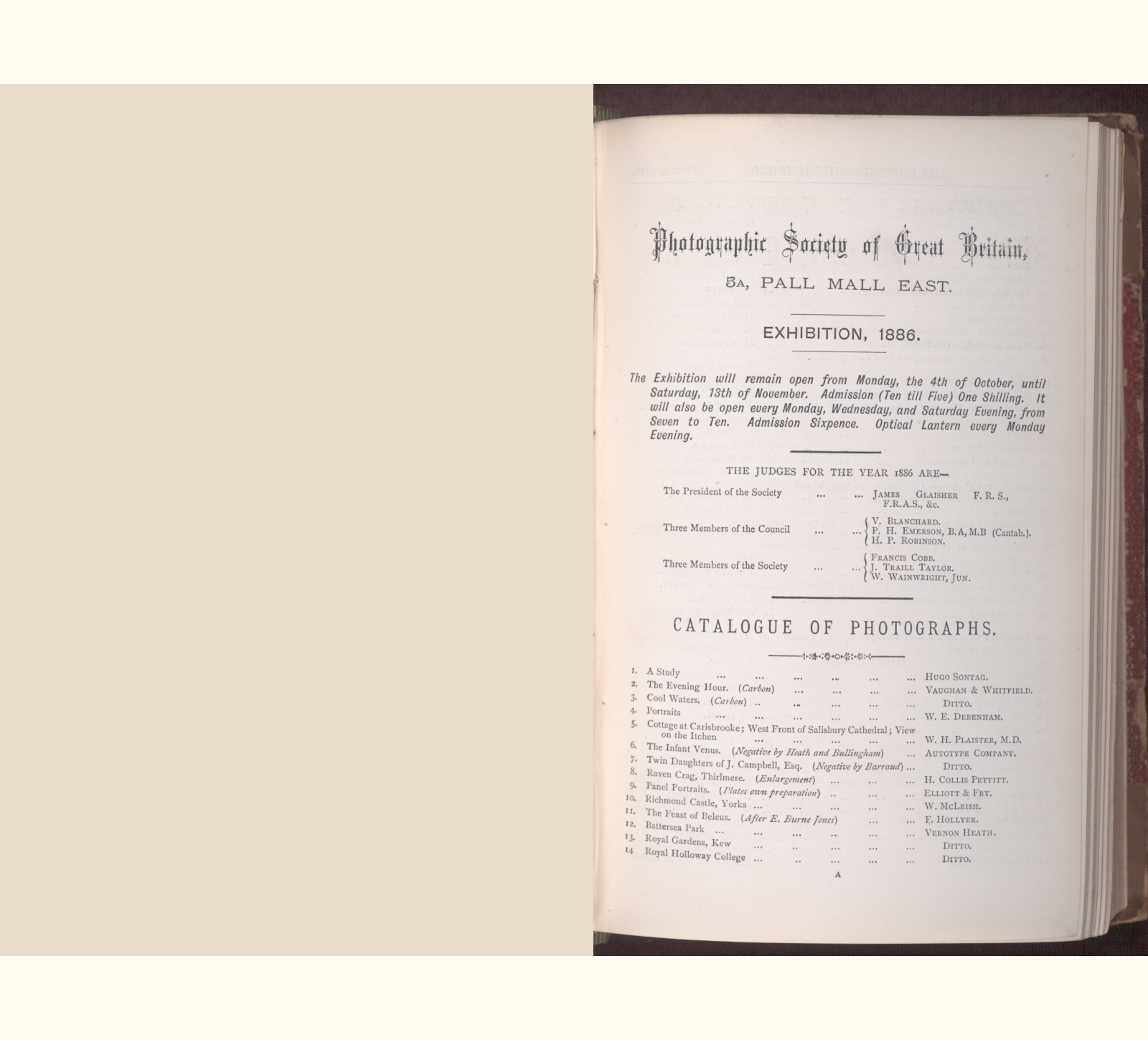 large scanned catalogue page