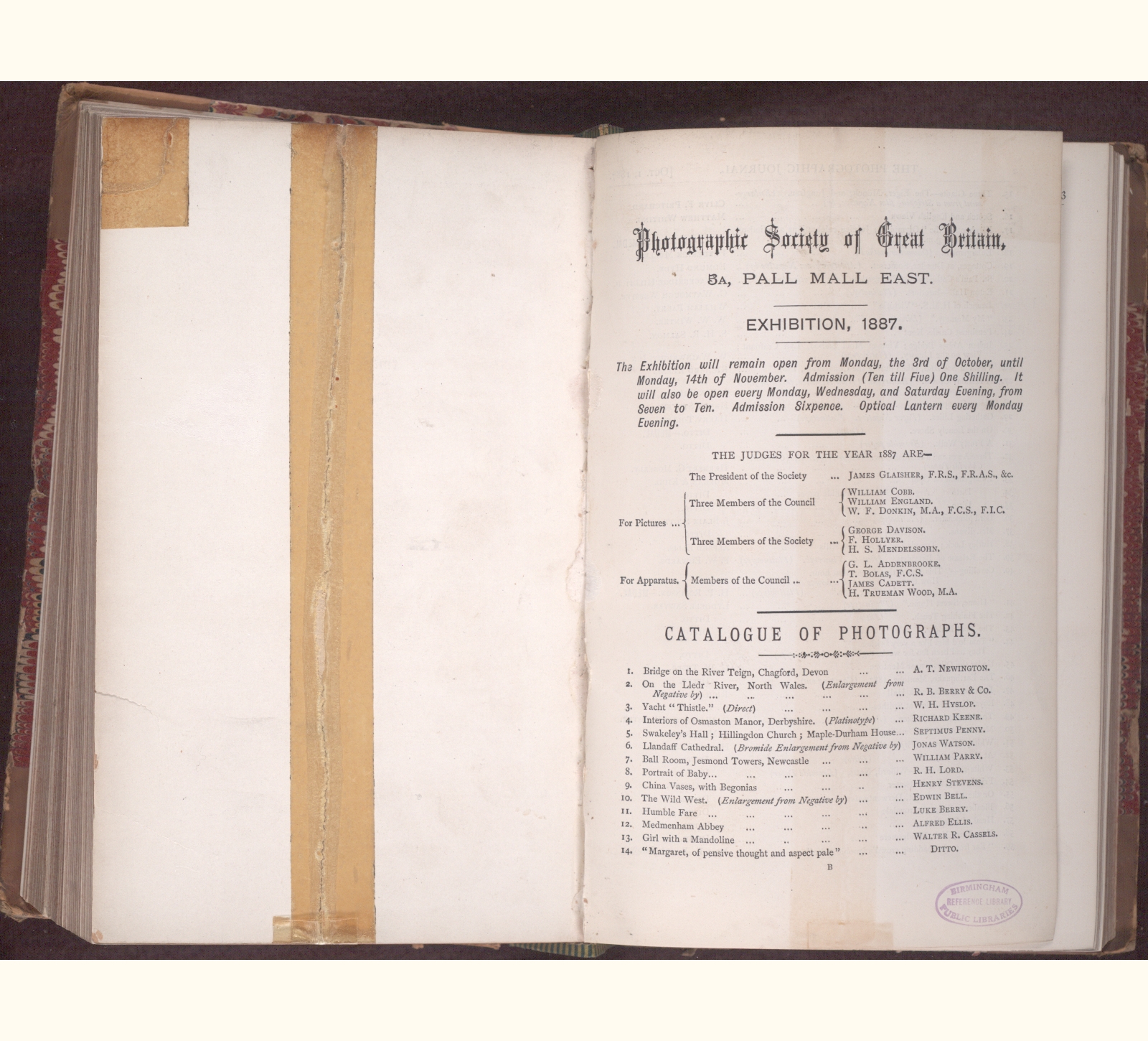 large scanned catalogue page