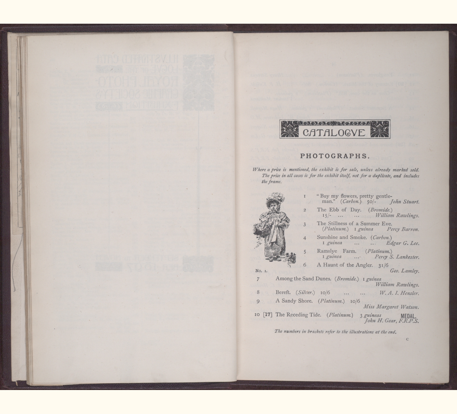 large scanned catalogue page