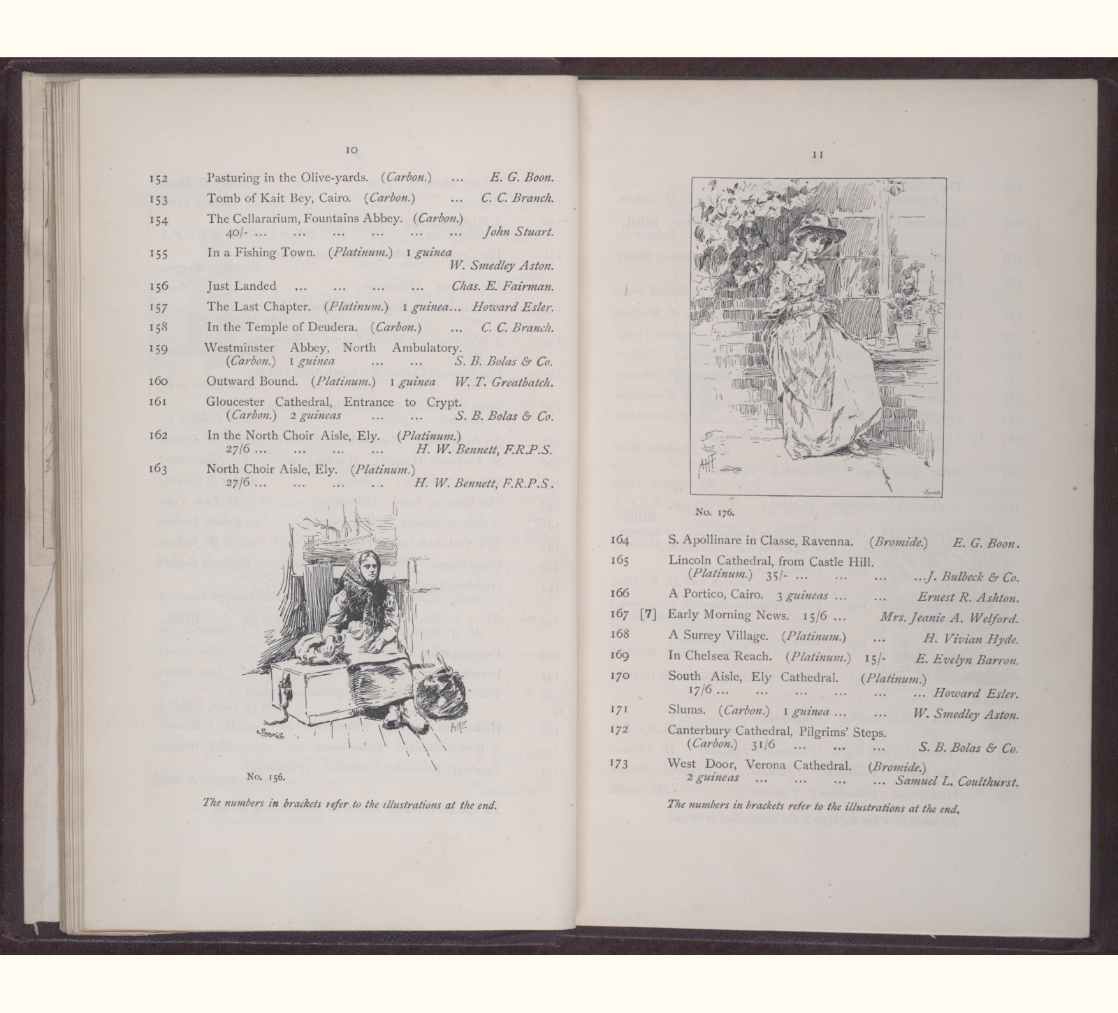 large scanned catalogue page