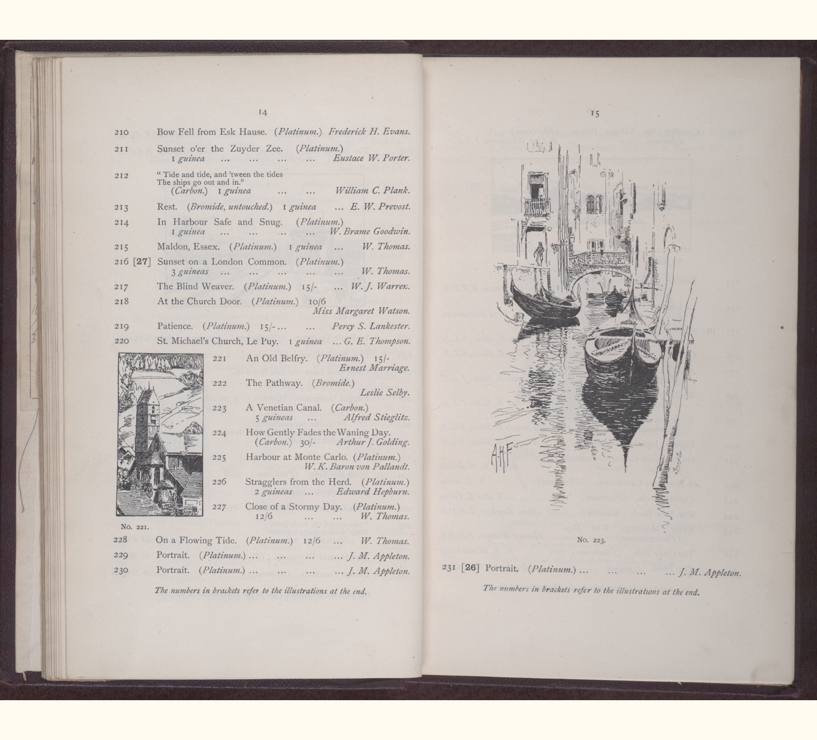 large scanned catalogue page