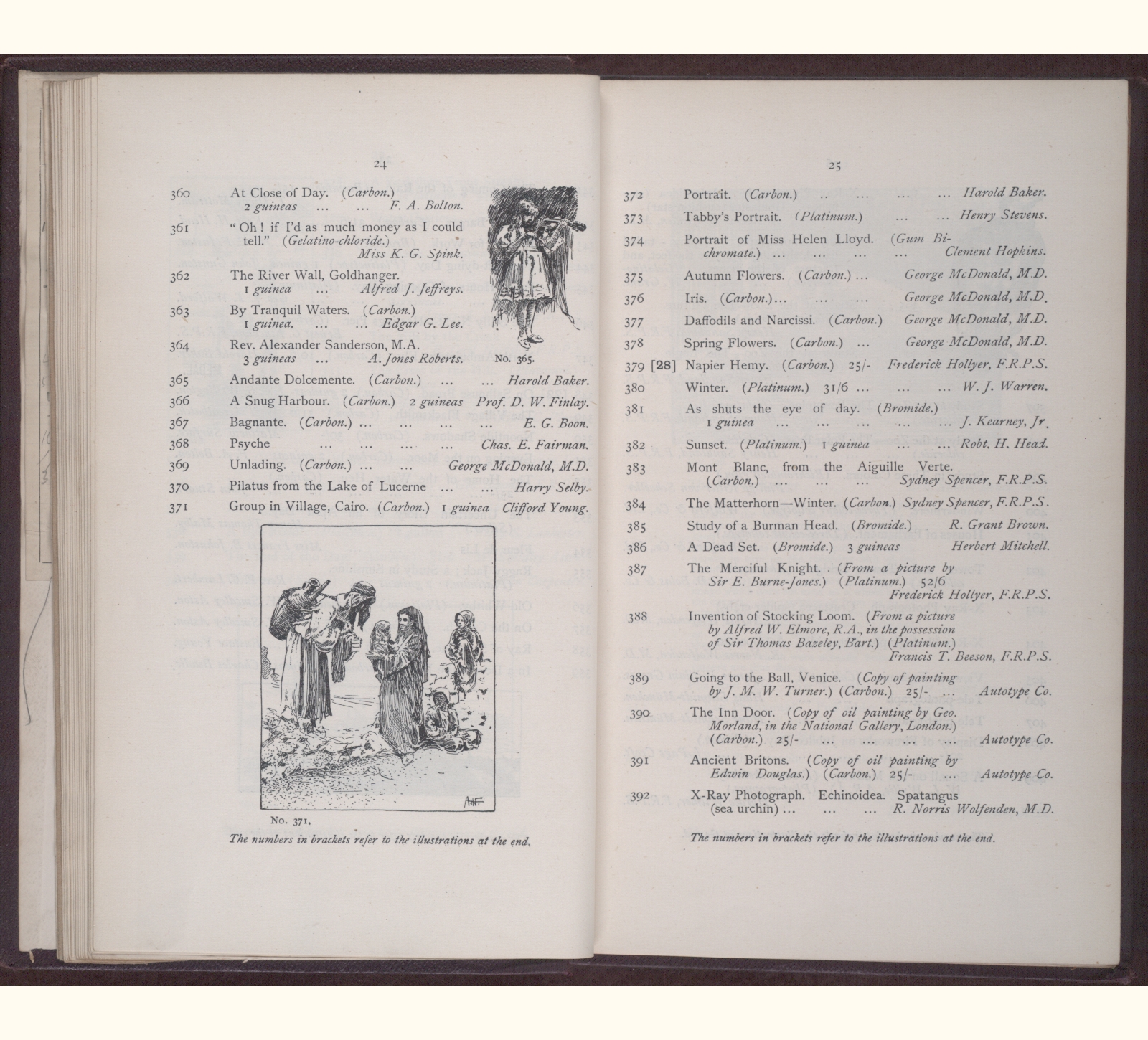 large scanned catalogue page